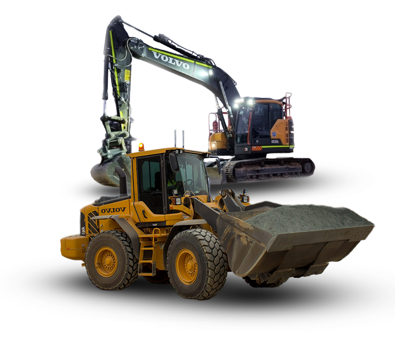 Paragalli Haulage Canberra and NSW Excavator and site cut loader