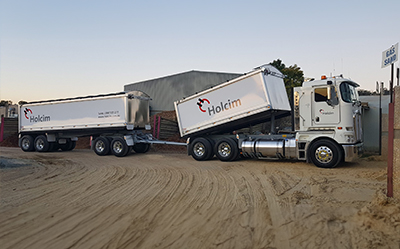 Paragalli Haulage Canberra and NSW Holcim K200